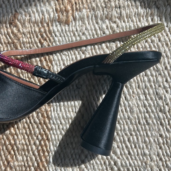NWT D’Accori Saturn Satin Slingback Pumps - Picture 10 of 11